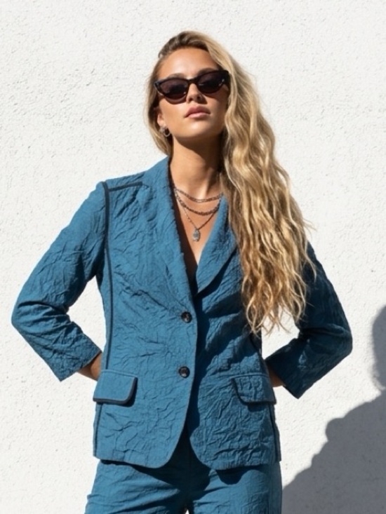 RACHEL Rachel Roy Jackets & Blazers - 40% OFF SALE❗️ Rachel Roy Signature Silk Blend Blazer Light Spring Jacket SZ 10